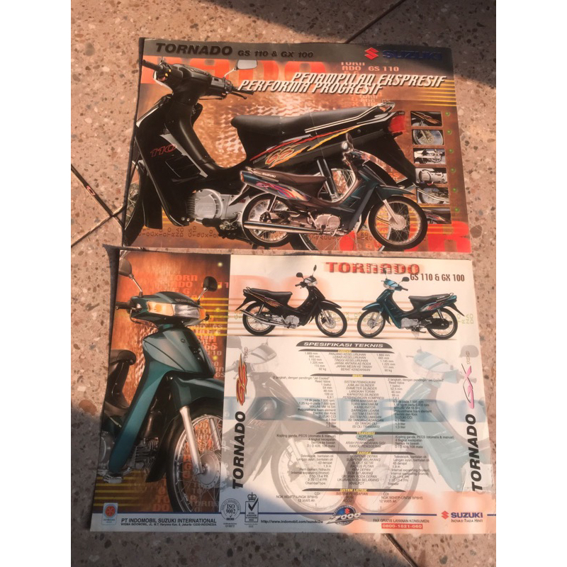 Brosur Asli Suzuki Tornado GS GX Original