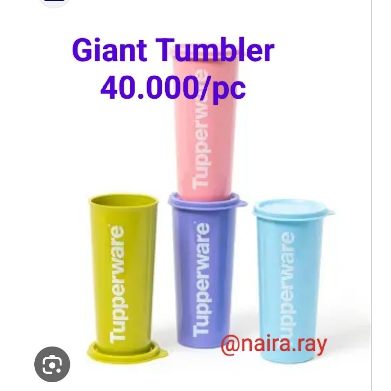 Giant Tumbler Tupperware
