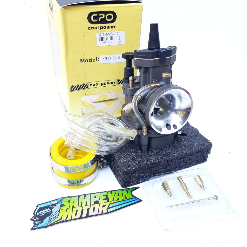 Karbu Karburator Balap Racing Race Herex PE & PWK 26 28 30 34 CPO Kotak Original Black Series