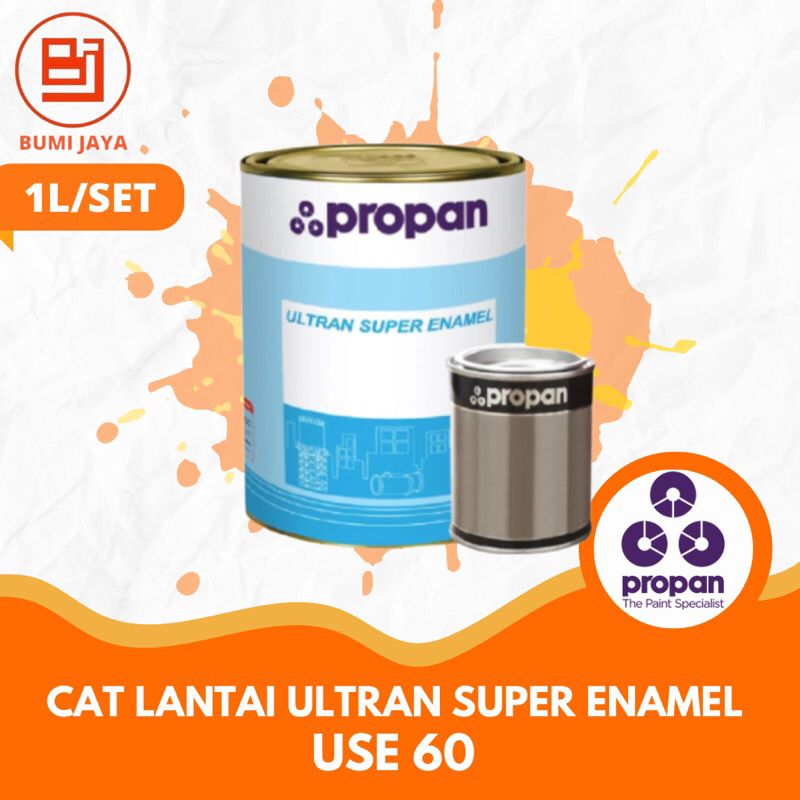 cat lantai propan ultran super enamel use 60 set 1ltr