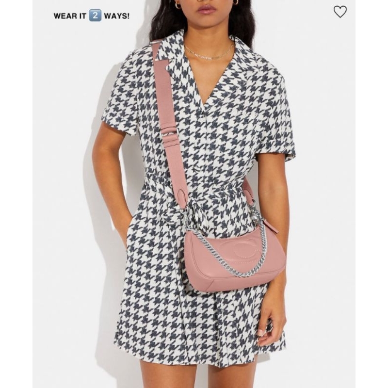 Teri Shoulder Bag C Quilted Light Pink