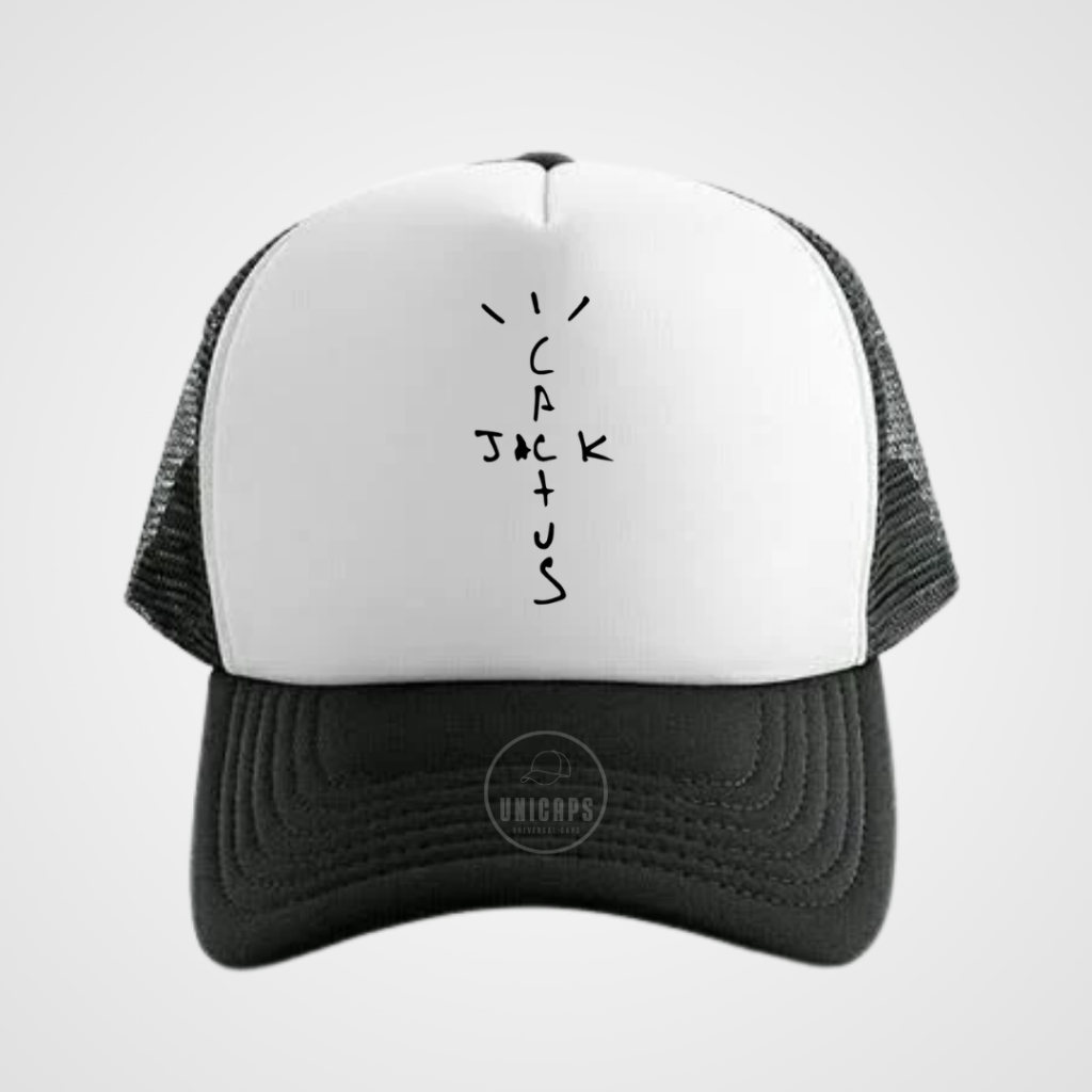 UNICAPS TOPI JARING HATS SABLON DTF JACK CACTUS BAND MUSIK LUAR BAHAN JARING KOREA PREMIUM TEBAL MUR