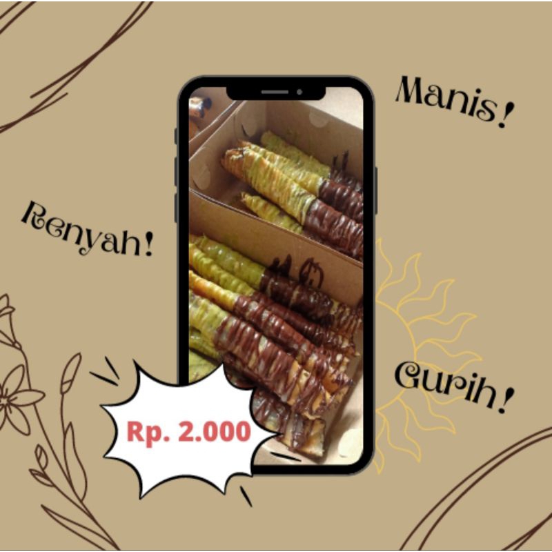 

Keju aroma topping coklat matcha aesthetic cheddar frozen harga kulit pangsit isian