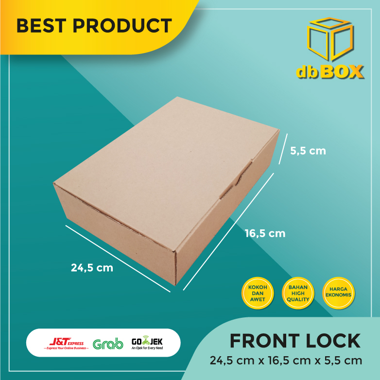 

(10pcs) Kardus Uk. 24,5x16,5x5,5cm....Die Cut kotak Kue, snack -aksesoris-dll model box pizza