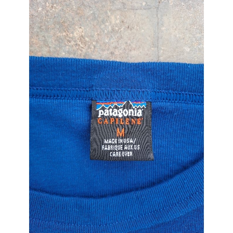 Longsleeve Outdoor Patagonia Capilene Made in USA