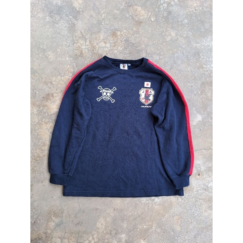 Crewneck One Piece x Japan Football Association (JFA) official