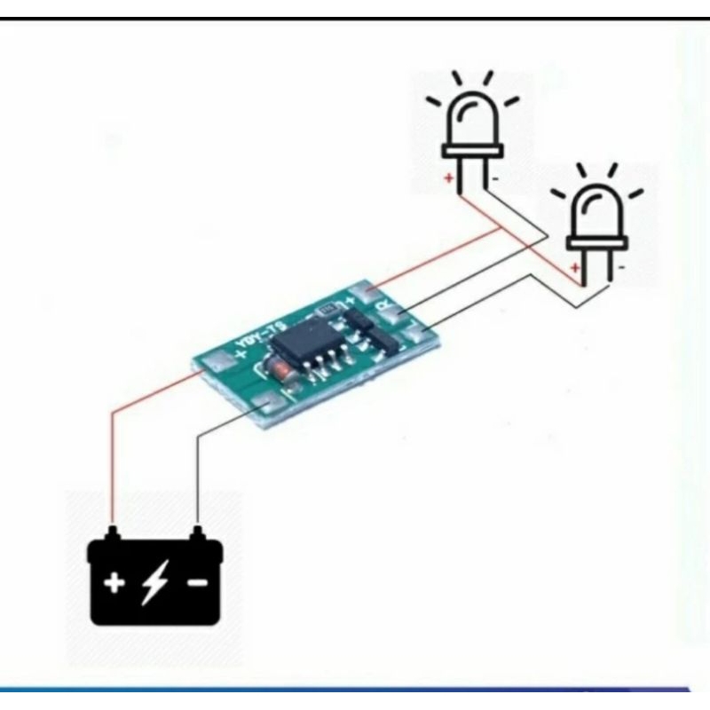 Modul LED Flip Flop SMD DC 12v Modul Untuk Pengedip Lampu Led Kit Flip Flop