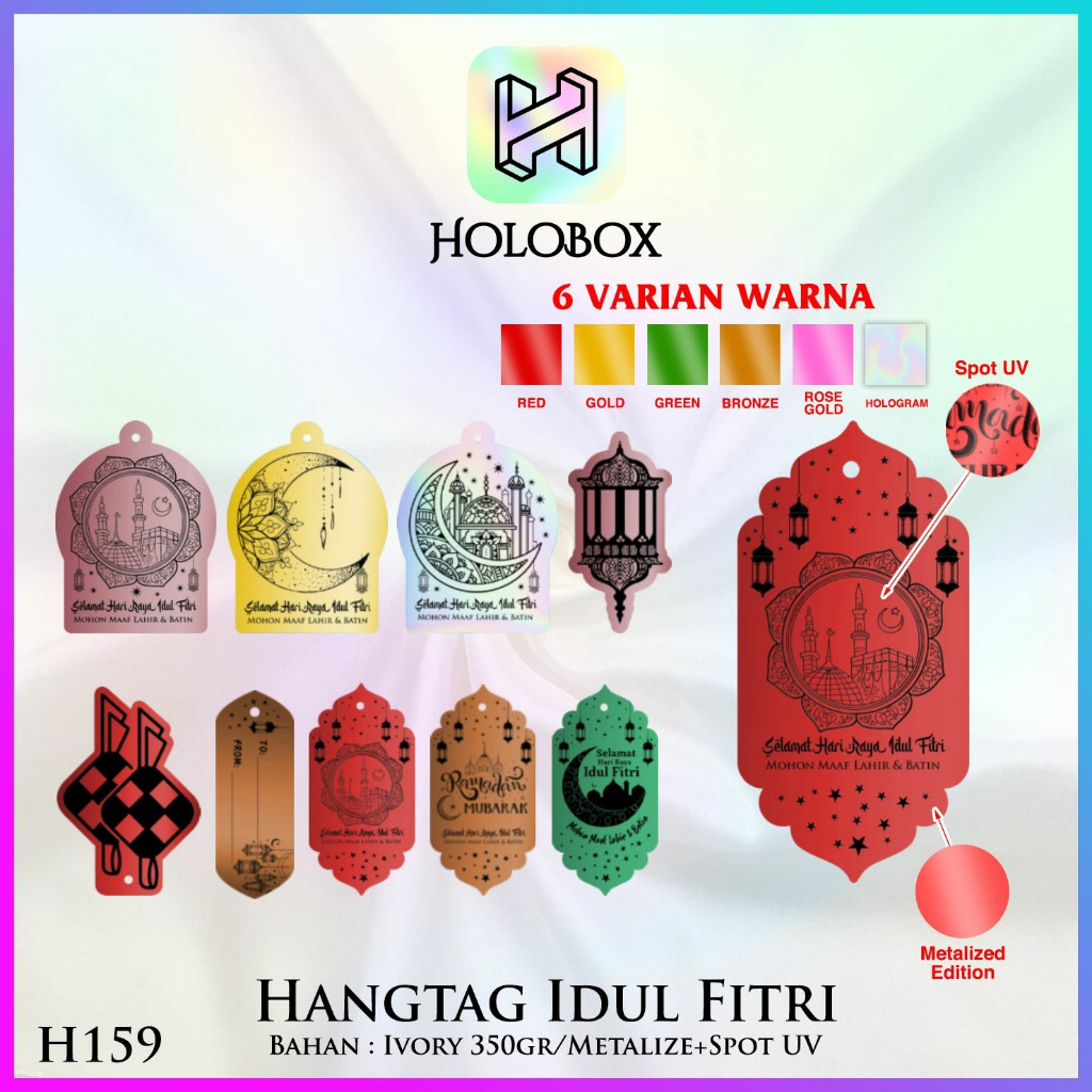 

Hangtag Idul Fitri Premium - Tag Lebaran Isi 20 Pcs - H159
