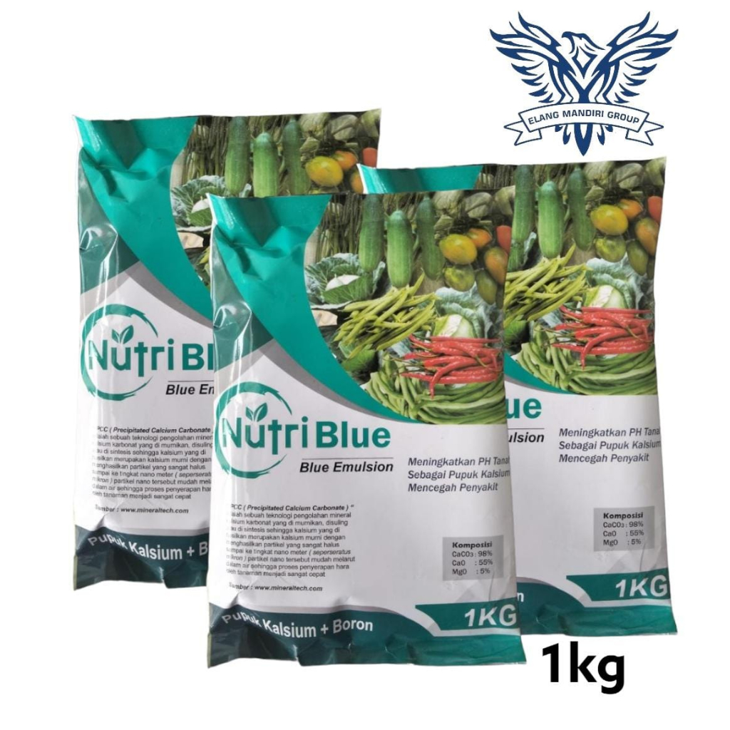 Pupuk Nutri Blue Calsium + Boron Zink Power Blue Untuk Segala Jenis Tanaman manohara+boron