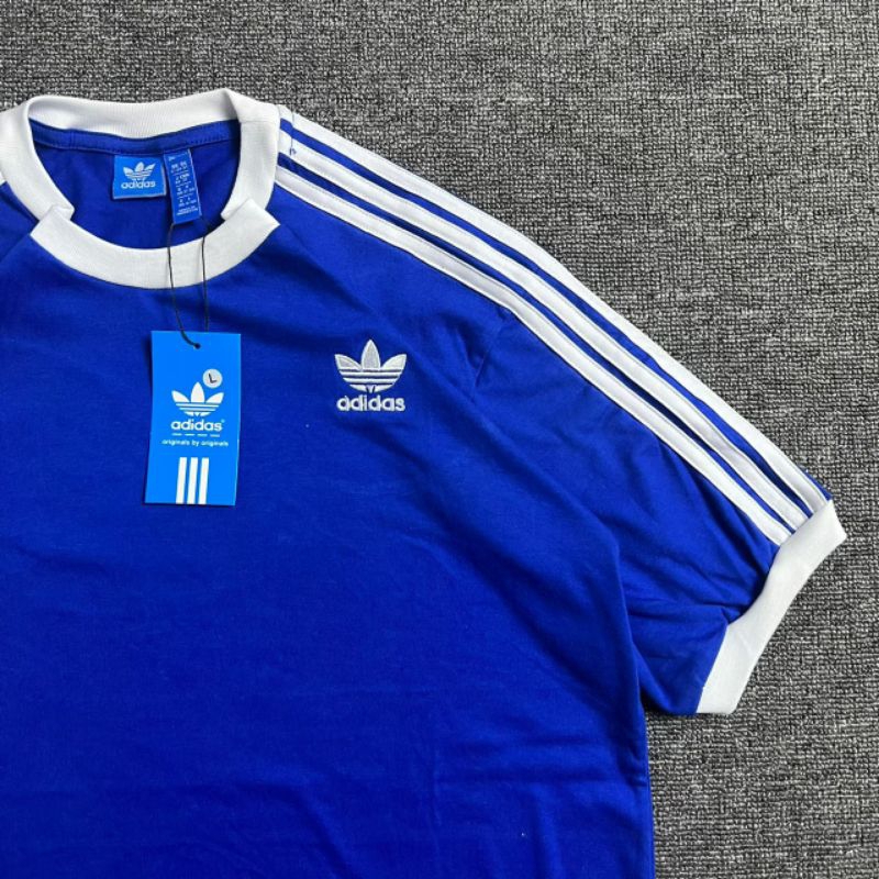 Kaos olaharaga adidas sport biru termurah untuk pria wanita dan orang tua