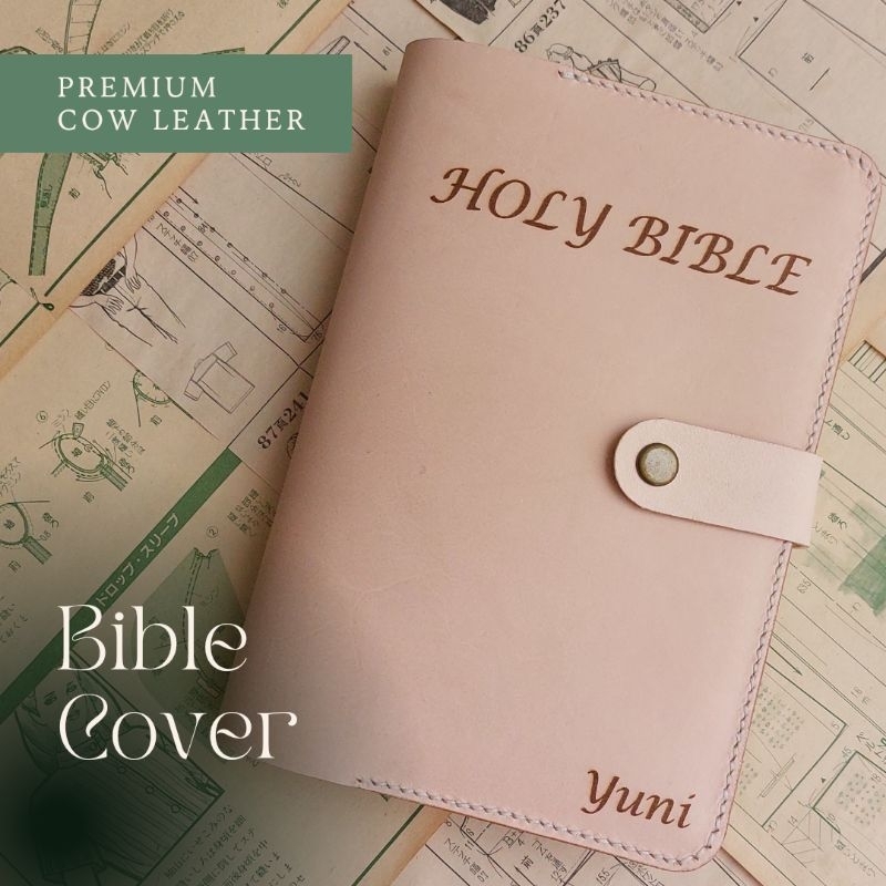 COVER ALKITAB DAN ALQURAN CUSTOM KULIT ASLI