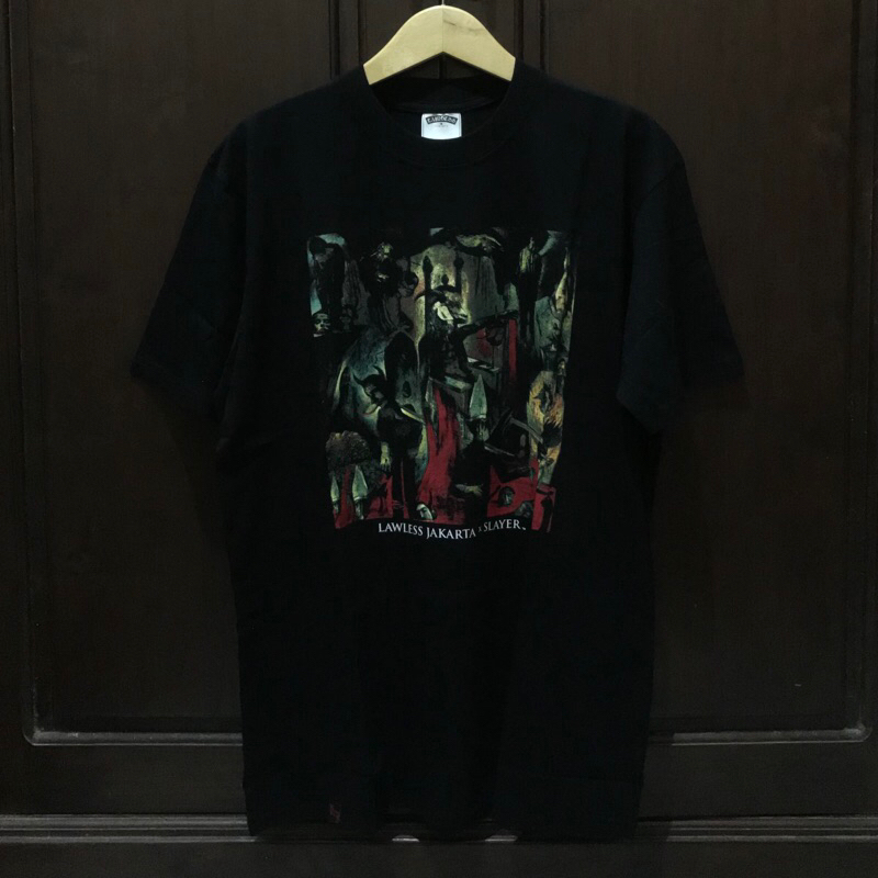 Tshirt Lawless Jakarta x Slayer - Reign In Blood