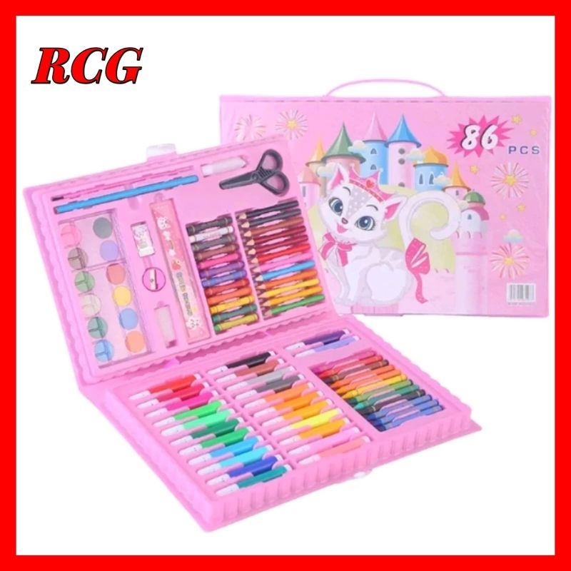 

Crayon 86 pcs Krayon Pensil Warna Art Set 86pcs Crayon Pencil Color 86 pcs