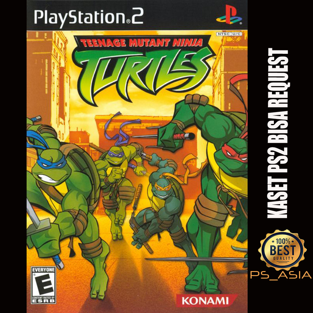 Kaset ps 2 Teenage Mutant Ninja Turtles