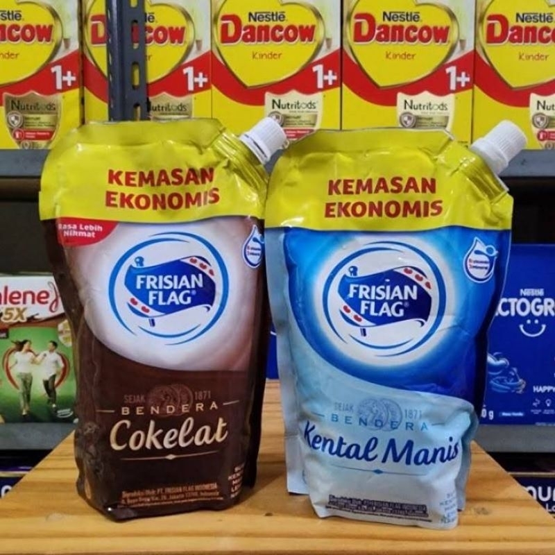 

Frisian Flag Susu Kental Manis Coklat Pouch 545g