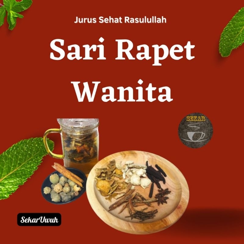 

Minuman Sari Rapet Wanita Rempah Herbal Alami