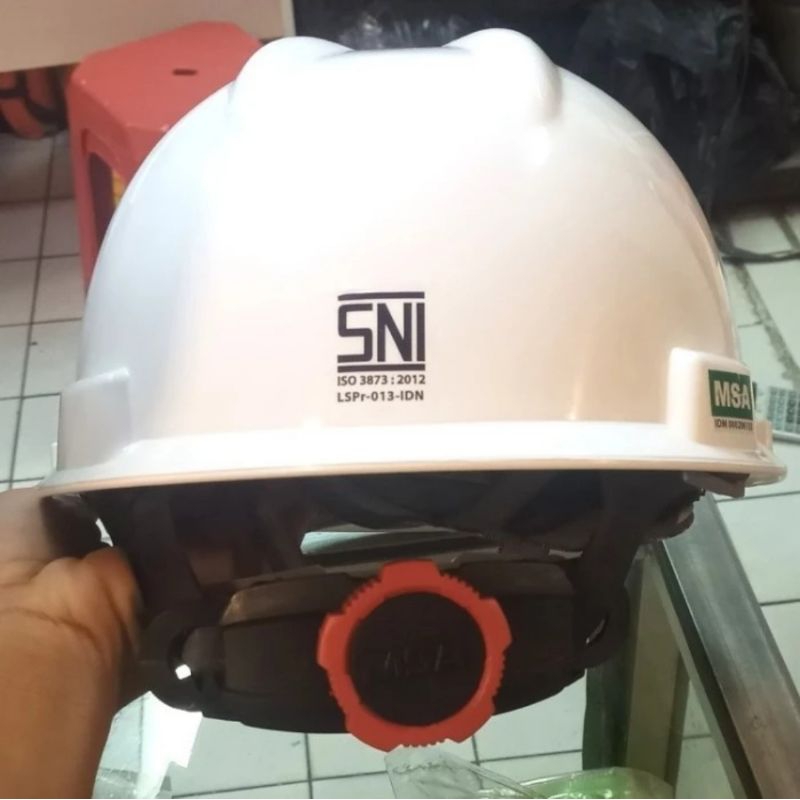 Helm MSA lokal + Fastrack warna putih, kuning, biru, merah, orange, hijau, abu-abu