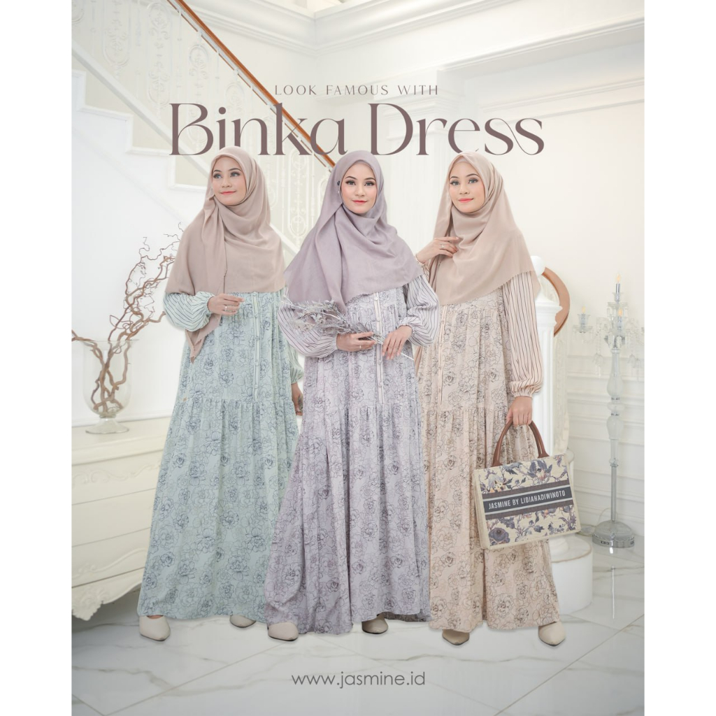 BINKA Dress JASMINE by Lidia Hadiwinoto / Feminime &amp; chic