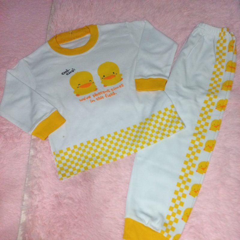 preloved piyama anak piyo piyo 5 sampai 7 tahun