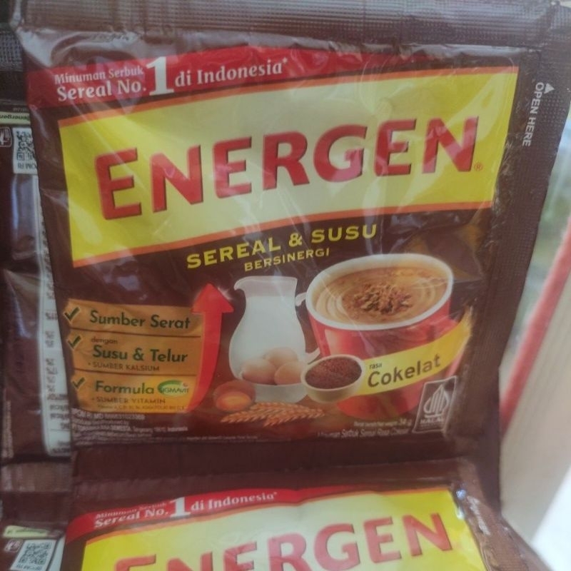 Energen Sereal 1 Renteng ( isi 6 Sachet )