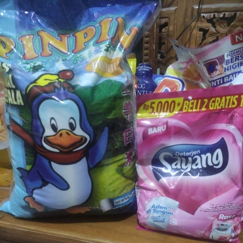 

PAKET HEMAT PIN2 5 KG+ DETERJEN SAYANG 1