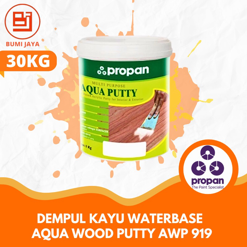 Propan dempul kayu waterbased aqua wood putty awp 919 30 kg