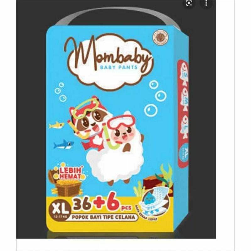 Habisin stok. Mombaby pants S54/M50/L42/XL36/XXL 32 Mom baby pampers