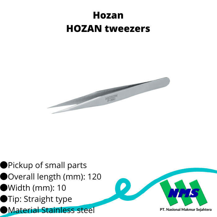 

Pinset Lurus HOZAN Stainless Steel Tweezers P-880 120mm