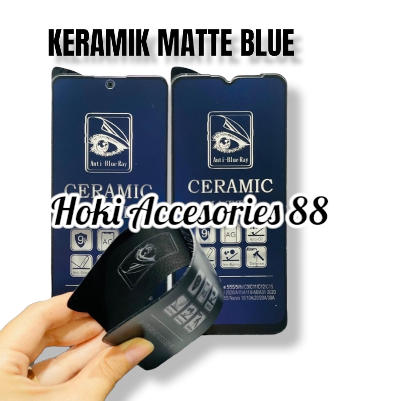 ANTI GORES ADVAN G5 / G5 ELITE / G5X / LUNA G5 / LUNA G5 X PRO  KERAMIK  MATTE BLUE
