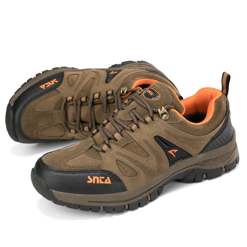 Sepatu Gunung Hiking SNTA 442 Semi Waterproof  - Beige
