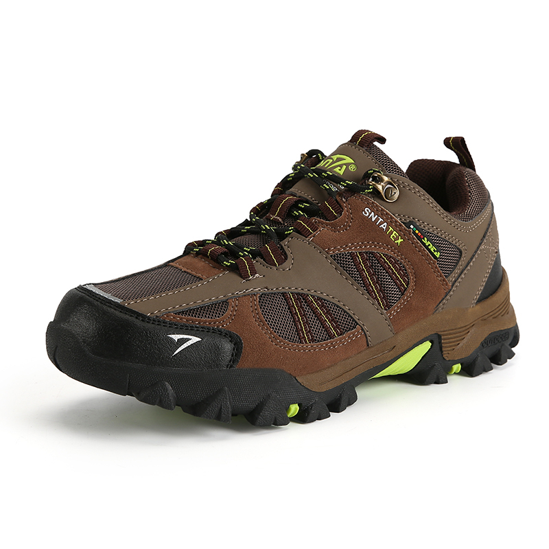 Sepatu Hiking Snta Pendek Gunung / Trekking / Outdoor SNTA 436 Brown Green