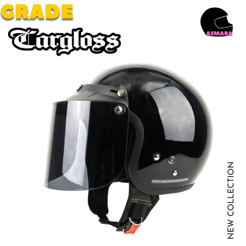 HELM BOGO DEWASA SNI PRIA WANITA CFM HALF FACE KEREN BAGUS MURAH BERKUALITAS