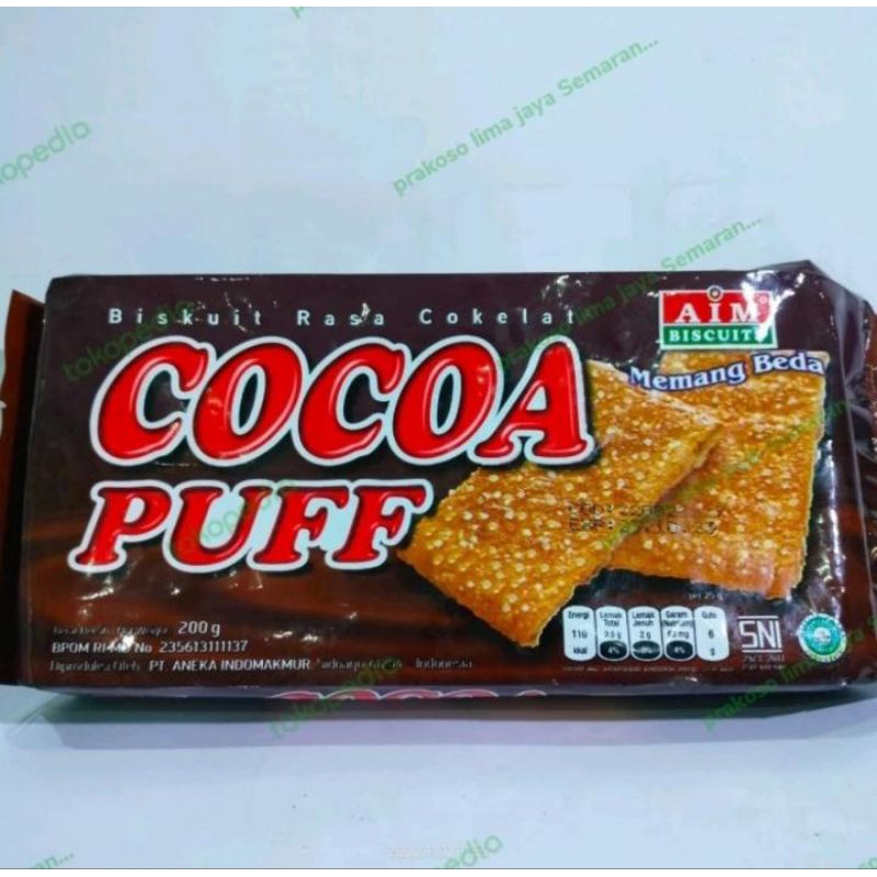 

biskuit cocoa puff AIM