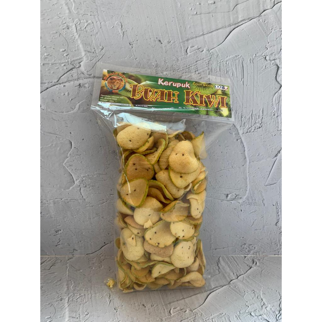 

Kerupuk buah Kiwi Cap Kepala Singa - Buah Kiwi asli
