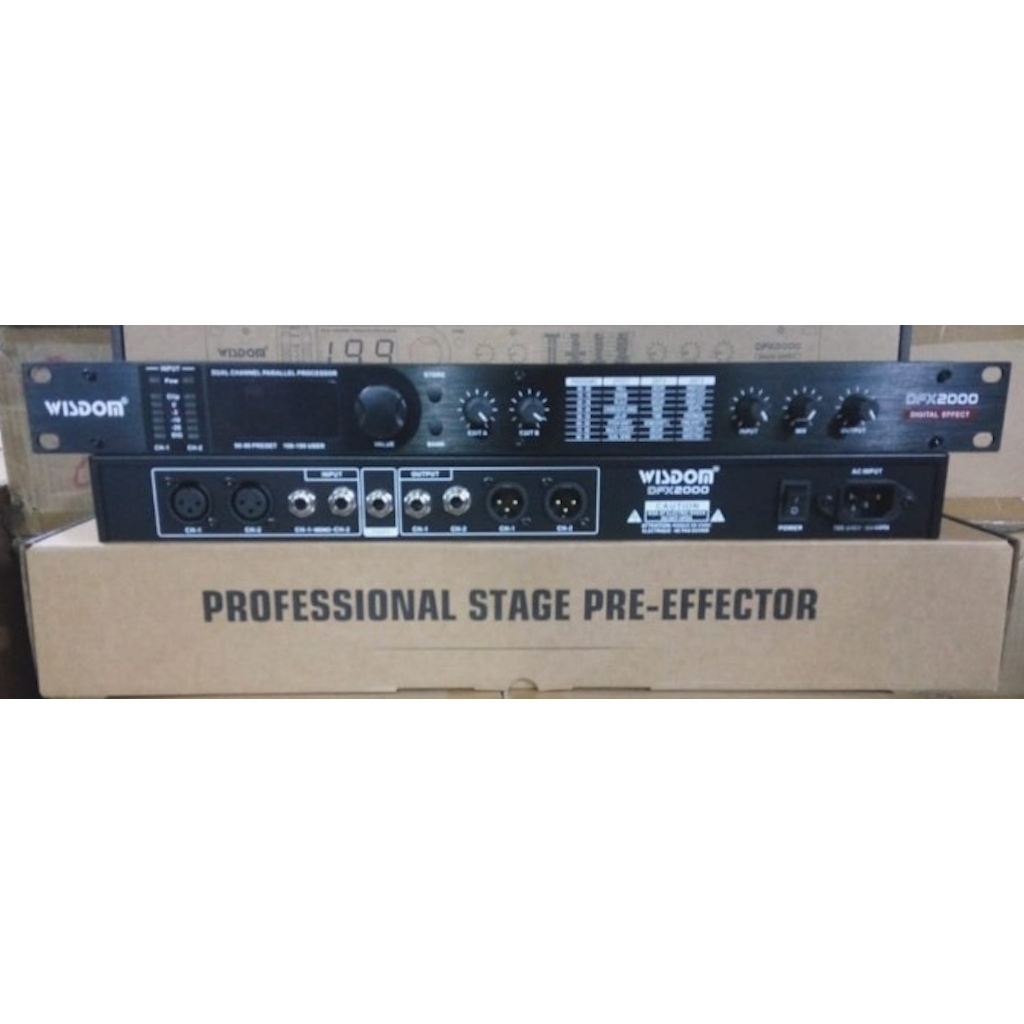 Efek Vocal Wisdom DFX 2000 DFX2000 ORIGINAL WISDOM