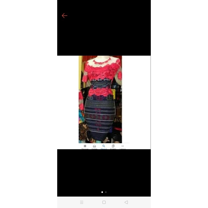 dress ulos batak