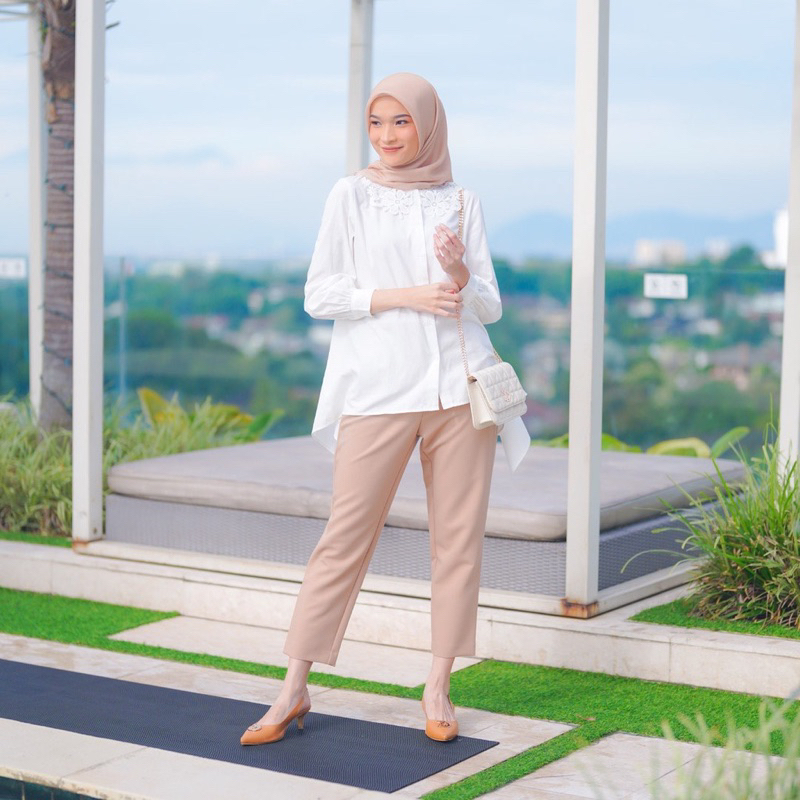 Lucy Broken White Top HijabChic x ZD ZytaDelia Zyta Delia