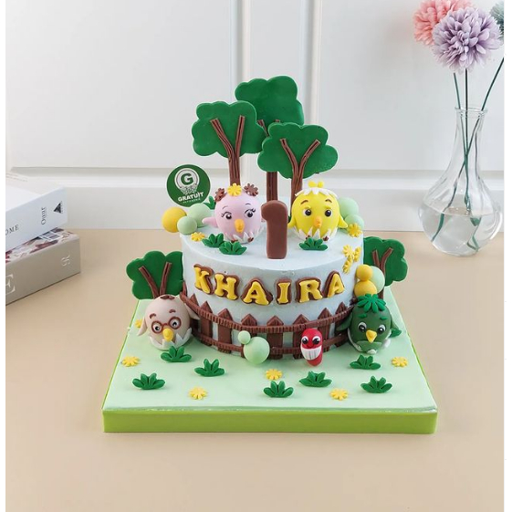 

TEMA AYAM CAKE UK 15CM / KUE ULANG TAHUN