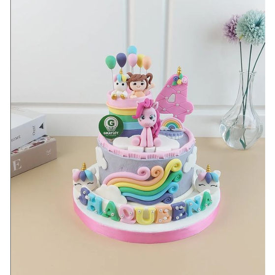 

LITTLE PONY + UNICORN / KUE ULANG TAHUN CUSTOME