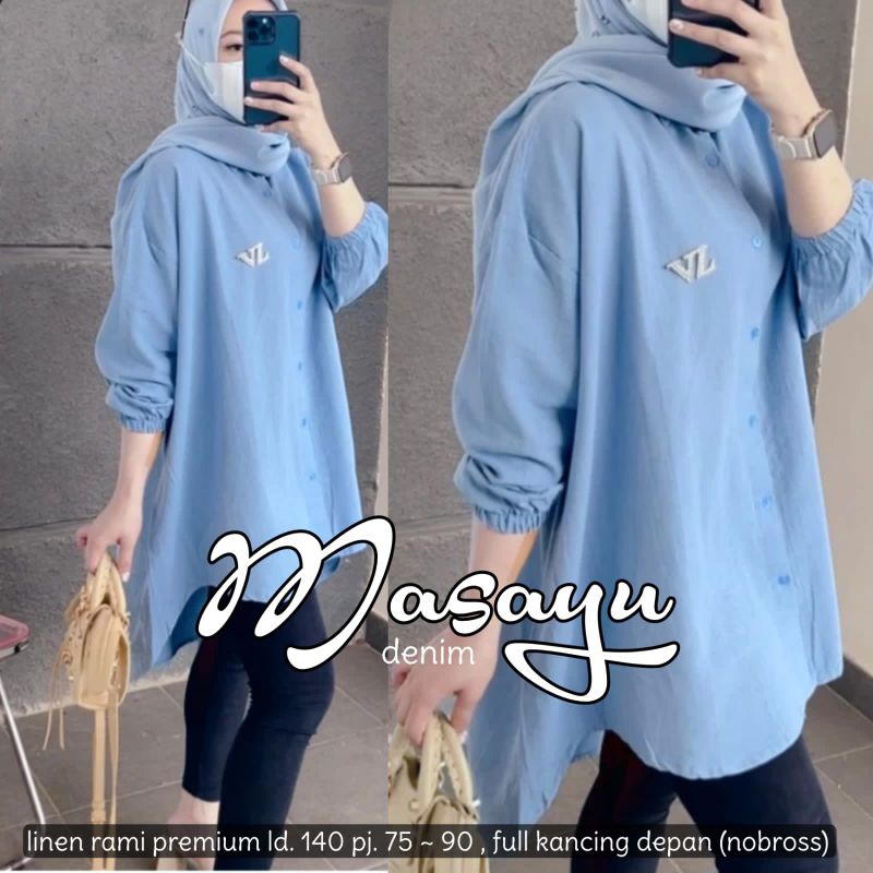BAJU WANITA JUMBO LD 140 cm MASAYU TUNIK WANITA