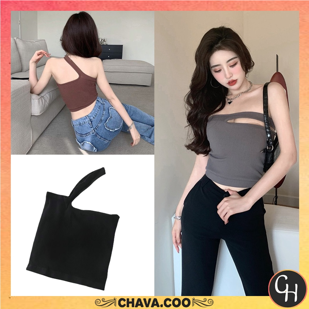 CHAVA | BR749 BH TANKTOP CROPTOP TALI SAMPING PAKAIAN DALAM WANITA CEWEK KOREA TANK TOP CUP BRA