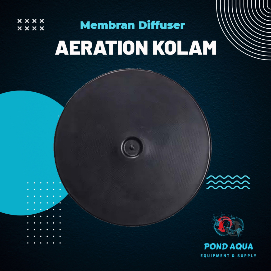 Disch Diffuser EPDM Membrane Aerasi Kolam Ikan IPAL Made in Germany