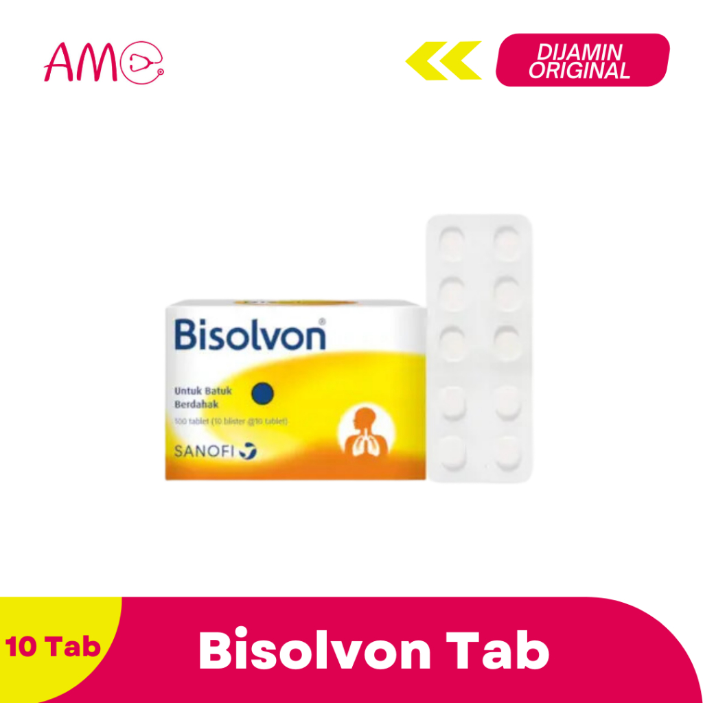 Bisolvon 8 mg 10 Tablet / Obat batuk berdahak