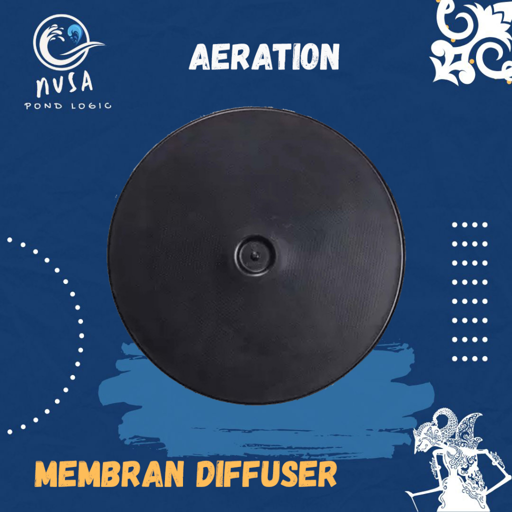 Germany OTT EPDM Disc Fine Bubble Diffuser Water Treatment Kolam Ikan