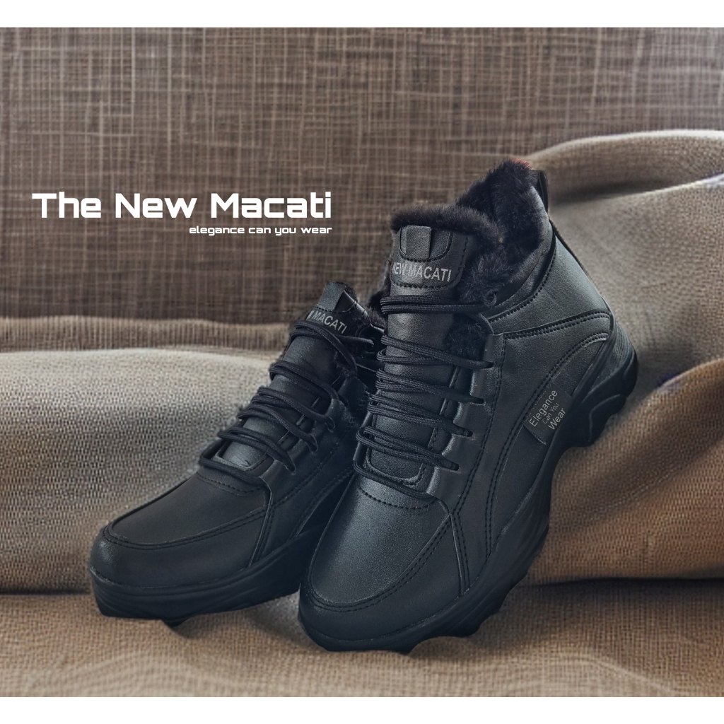 Sepatu Sekolah Boot Hitam Wanita Korean Style Hits Terbaru 2023 / Sepatu Boot Perempuan Warna Hitam/