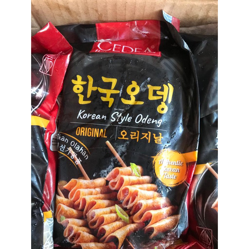 

Cedea Odeng Korea Original/ Spicy 480gr STS Frozen