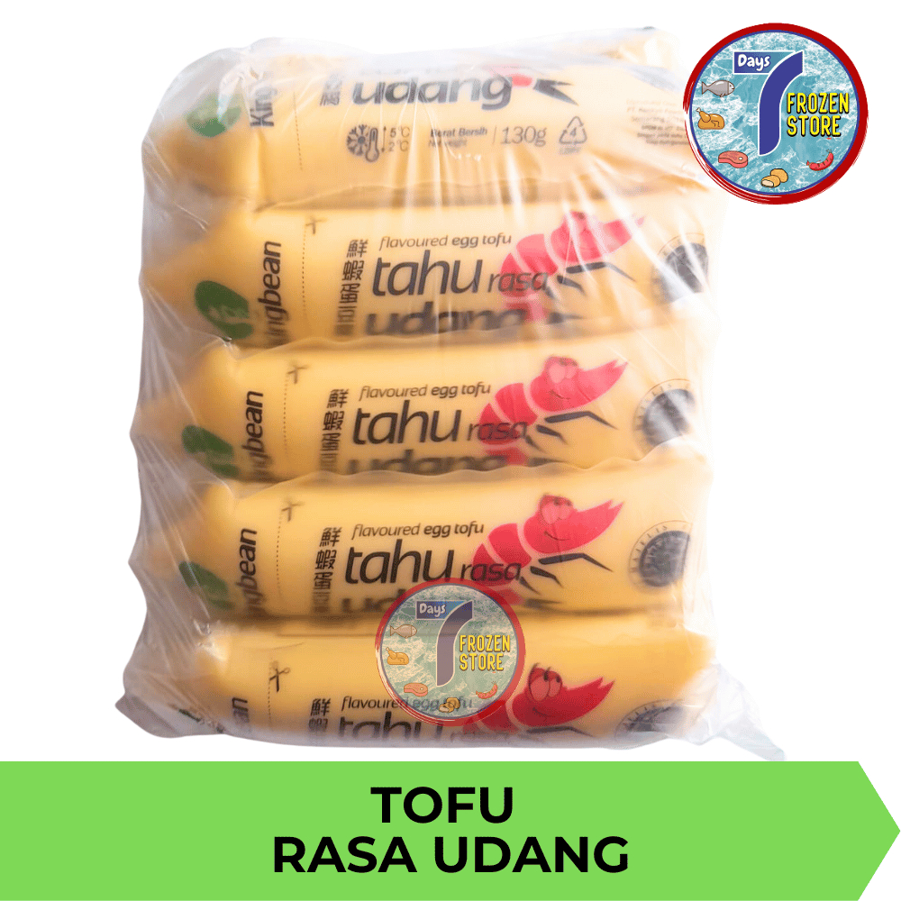 

Kingbean Tofu Tahu Sutra Rasa Udang 130 gr