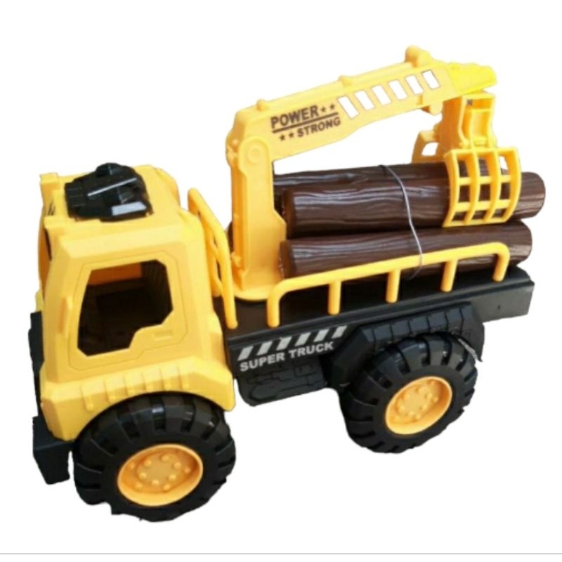 MAINAN ANAK TRUCK KONTRUKSI / MAINAN TRUCK MUATAN AK 93 Kayu