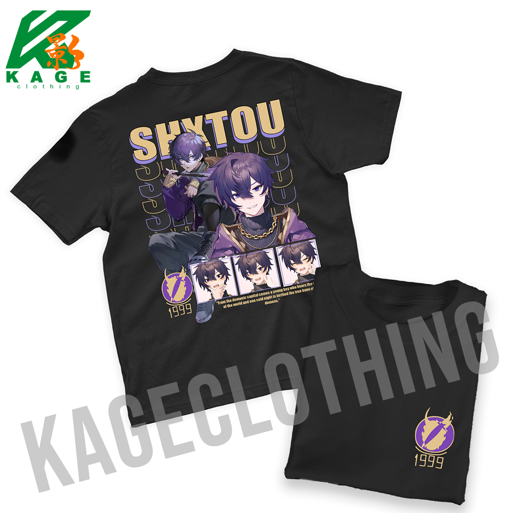 Kaos SHOUTO NIJISANJI Tshirt baju distro cotton combed 30s UNISEX KAOS ANIME VTUBER VIRTUAL YOUTUBER