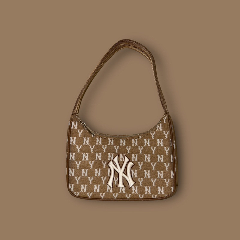 mlb jacquard monogram bag